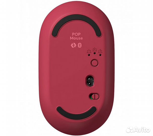 Беспроводная мышь Logitech Pop, розовый
