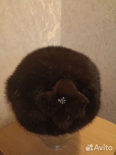Шапка норковая женская