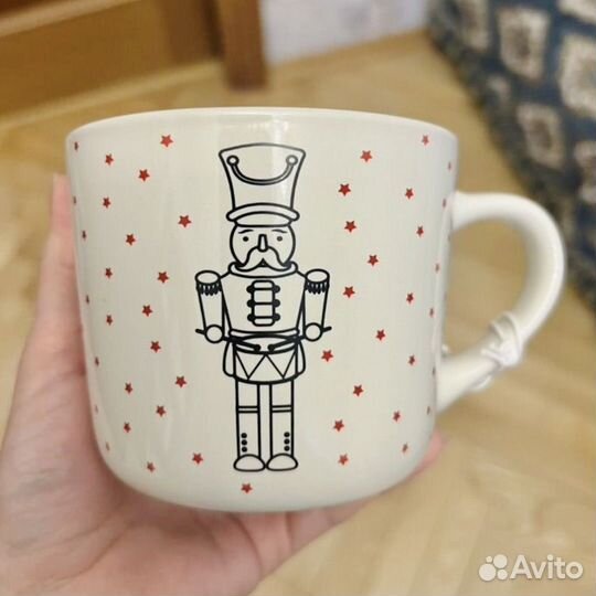 Кружка син новогодняя