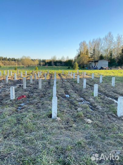 Фундамент на жб сваях