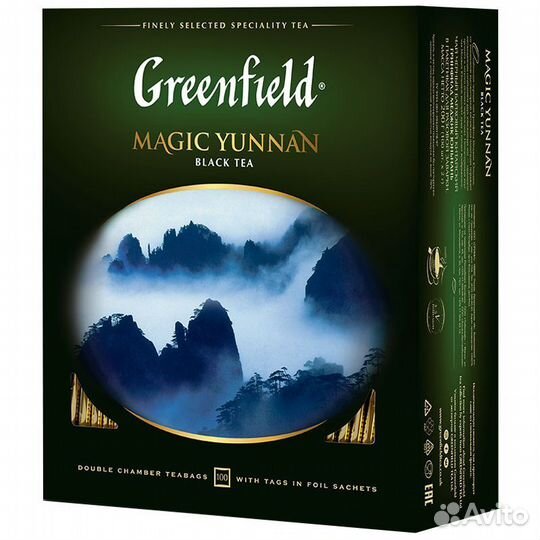 Чай Greenfield Magic Yunnan 100 пак