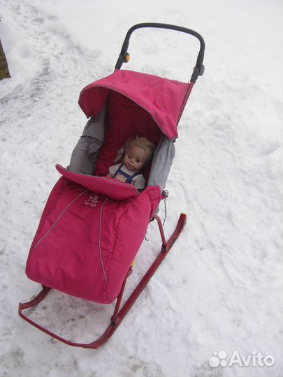 Санки-коляска