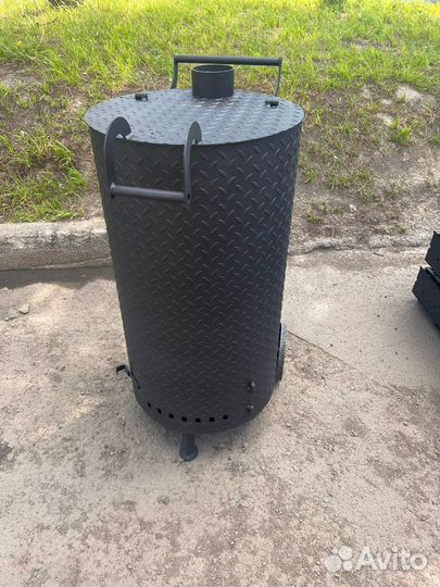 Бочка печь для сжигания мусора 170 л