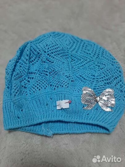 Шапка для девочки лето 1-2 года