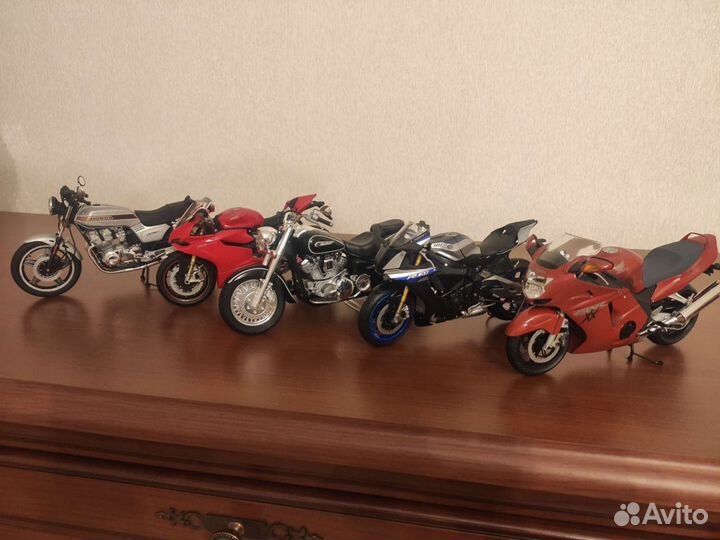 Модели мотоциклов производства Tamiya