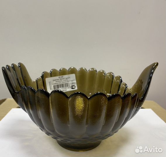Салатник цветное стекло