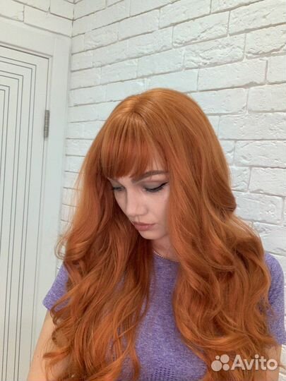 Парик рыжего цвета