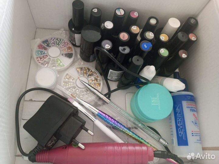 Набор для наращивания ногтей бу