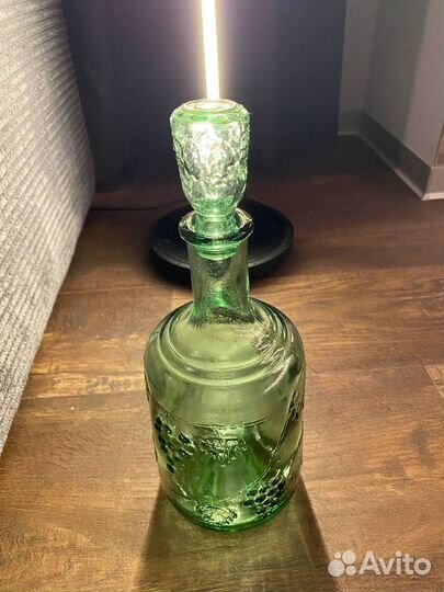 Графин стеклянный с пробкой