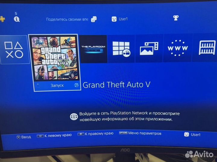 Ps 4 slim и 2 игры