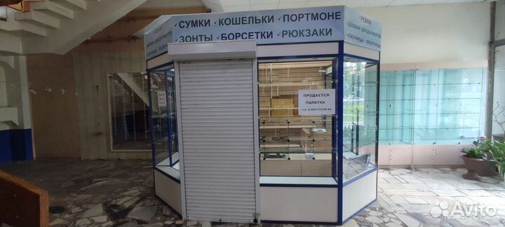 Павильон торговый пристенный