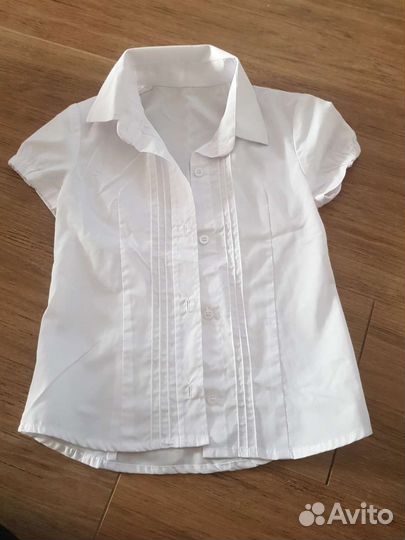 Школьная блузка, балетки 30 р