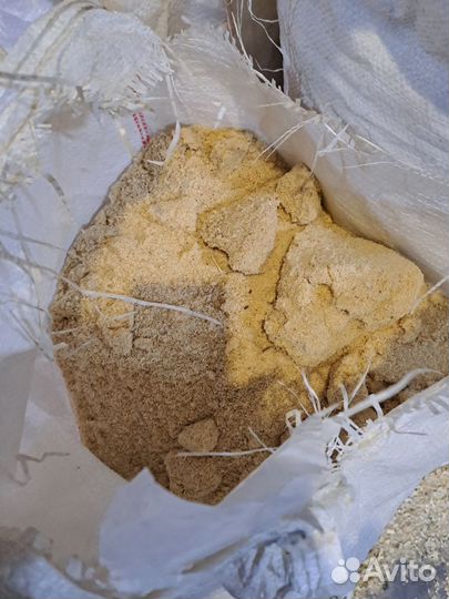 Опилки мелкие в мешках