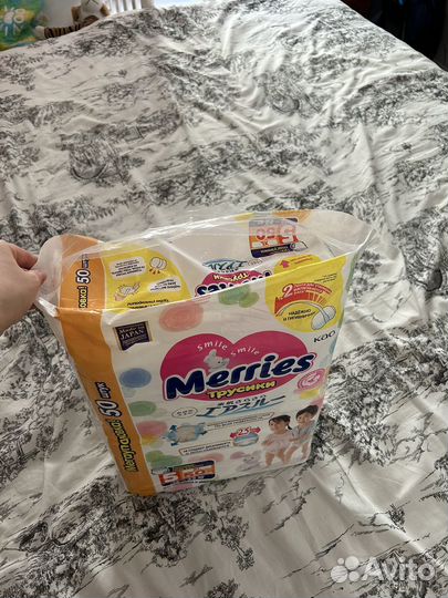 Подгузники-трусики merries XL 50 шт