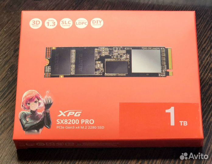 SSD M2 накопитель XPG SX8200 Pro 1 TB