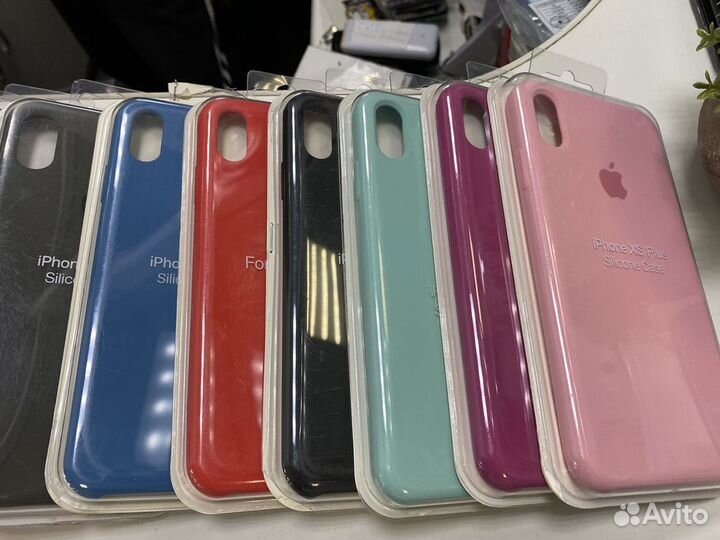 Чехлы Silicone Case iPhone XS MAX