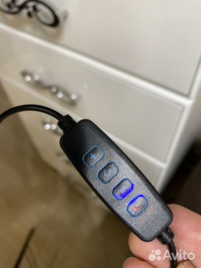 Лампа Кольцевая 26 см и штатив 2 мера