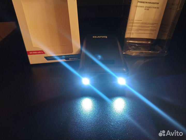 Внешний аккумулятор для телефона 30000mAh Buro BPF