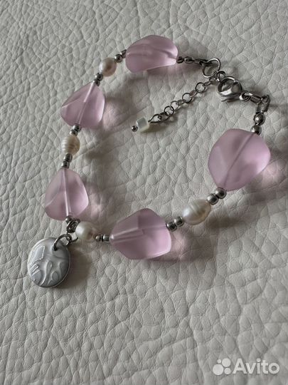 Браслет Blossom ручной работы с жемчугом