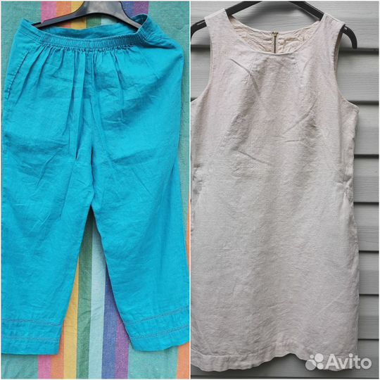 Льняные вещи пакетом М/L