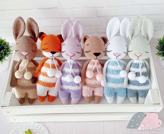 Игрушки - сплюшки Ручная работа Амигуруми