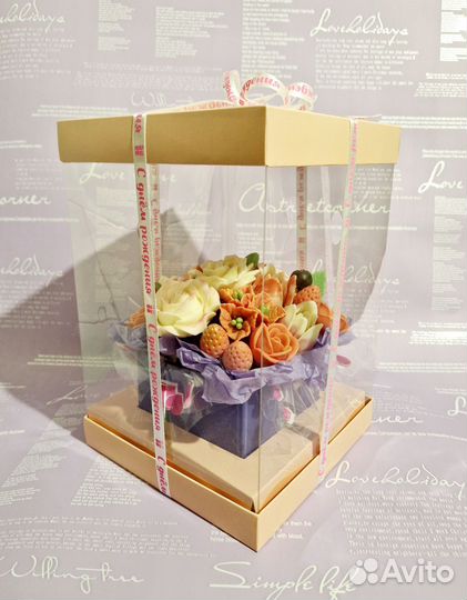 Сладкий букет из конфет