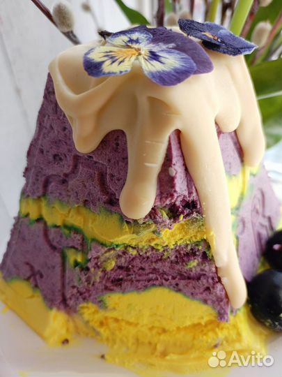 Пасха творожная черника