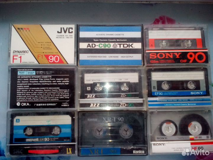 Аудио-кассеты (винтаж) Сhrome TDK/Denon/Sony