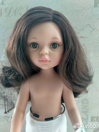 Кукла Paola Reina Кэрол с зелеными глазами голышка