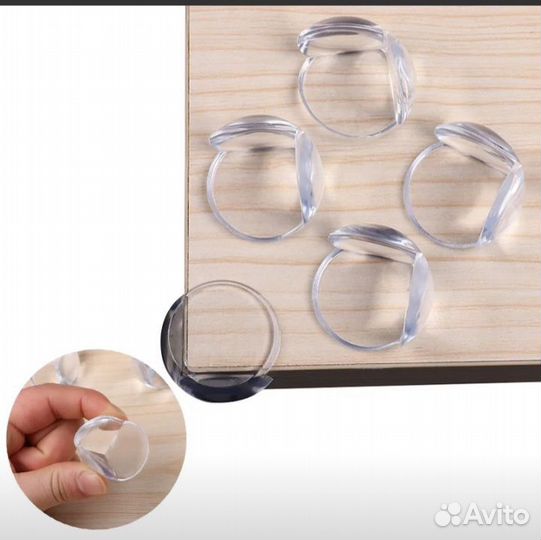 Накладки силиконовые, защита от углов мебели