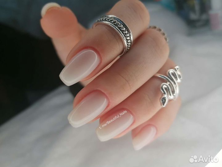 Наращивание, укрепление ногтей