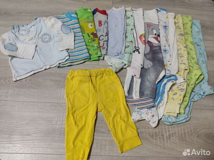 Пакет детской одежды от 0 -1+