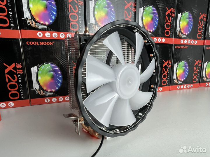 Кулер для процессора 120w coolmoon