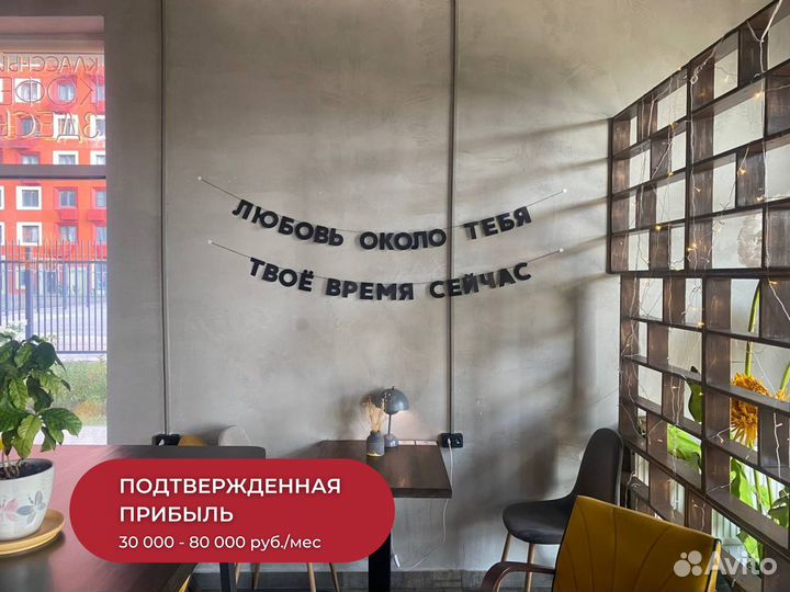 Прибыльная кофейня в 15 м от метро 