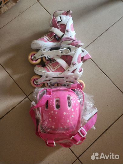 Роликовые коньки детские раздвижные Action 31-34р