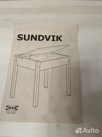 Столик и стул для ребенка IKEA