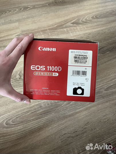 Зеркальный фотоаппарат canon 1100d