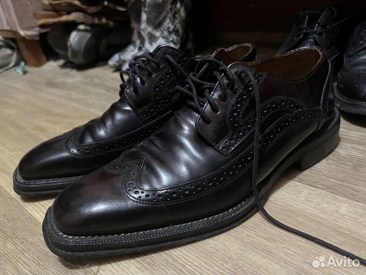 Мужские туфли borelli Италия 40 размер