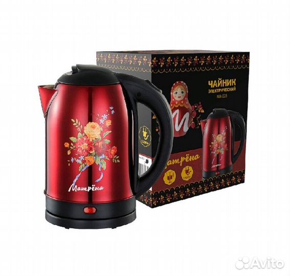 Чайник Матрёна ма-005 хохлома нержавейка