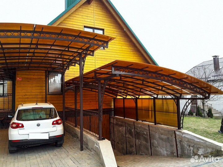 Навес из поликарбоната