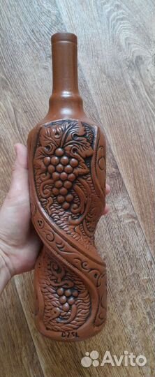 Бутылка винная декоративная