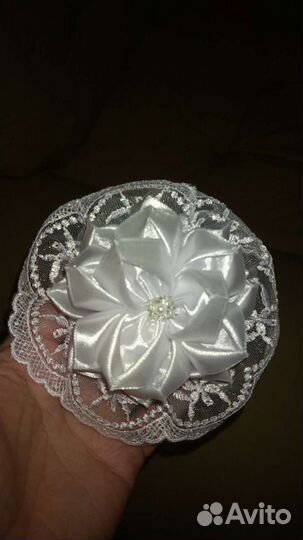 Заколка для волосы техники канзаши