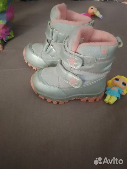 Ботинки зимние для девочки 23