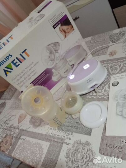 Молокоотсос avent электрический