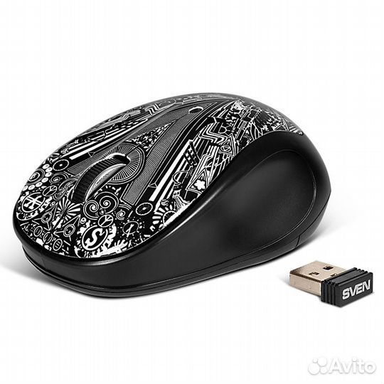 Компактная мышь беспроводная Sven RX-360