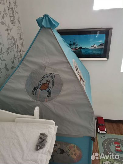 Манеж домик