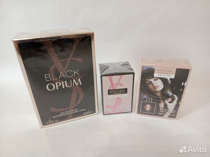 Yves Saint Laurent black opium + Mon Paris Floral