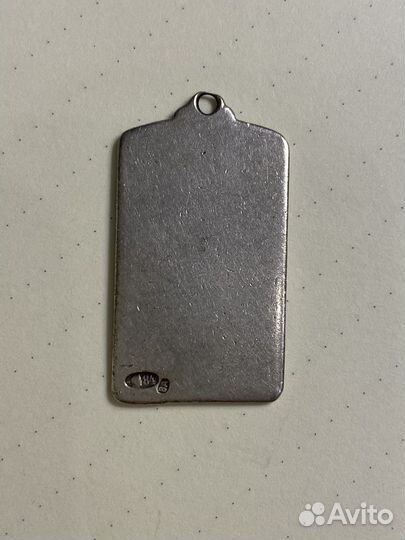 Серебряная подвеска винтаж