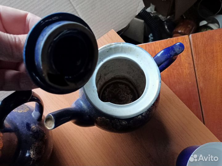 Чайный сервиз кобальт