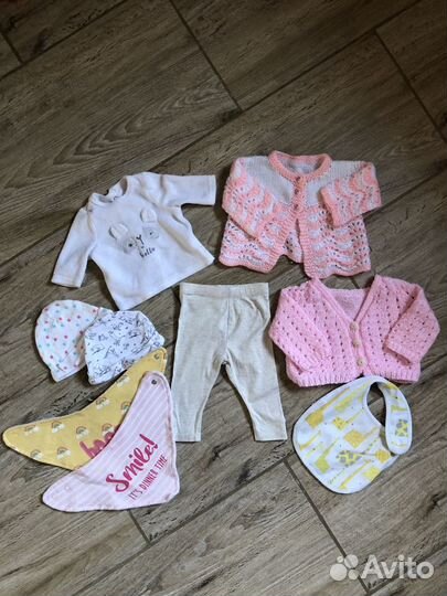 Пакет на девочку от 0 до 9 месяцев